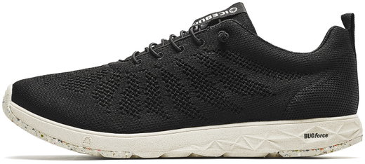 Icebug Sneaker Eli RB9X (3D-Mesh, elastische Kordeln erleichtern An- und Ausziehen) schwarz/weiss